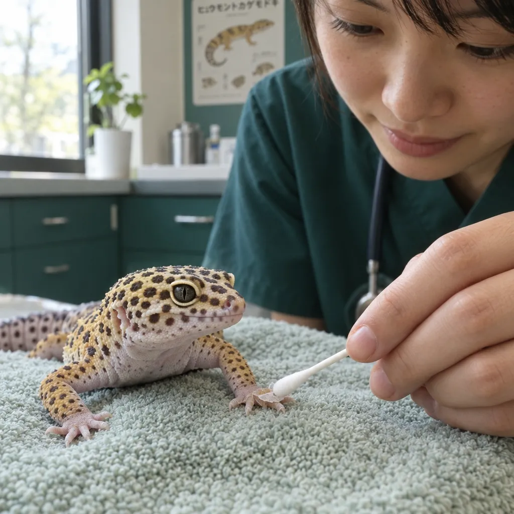 ヒョウモントカゲモドキの症例写真